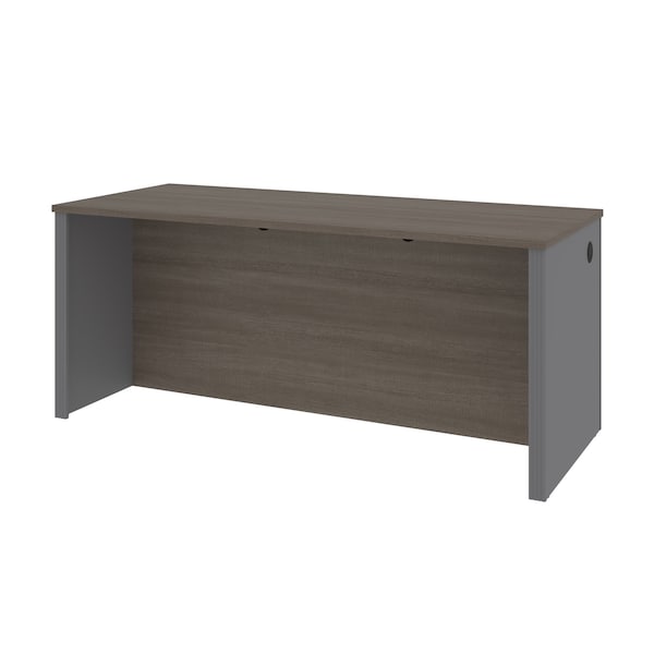 Prestige + 72W Desk Shell, Bark Grey & Slate
